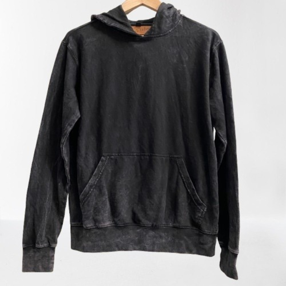 NEW Nu Vintage Black Acid Washed Women's Hoodie‎ Medium